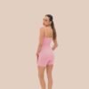 Seamless short jumpsuit in baby pink