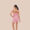 Seamless short jumpsuit in baby pink