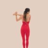 Comfort seamless leggings in red