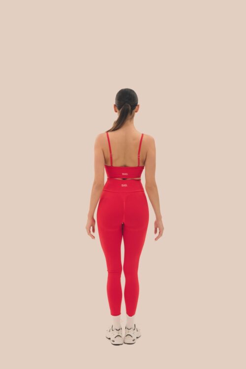Comfort seamless leggings in red