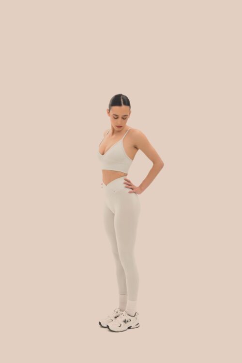 Comfort seamless leggings in ice grey