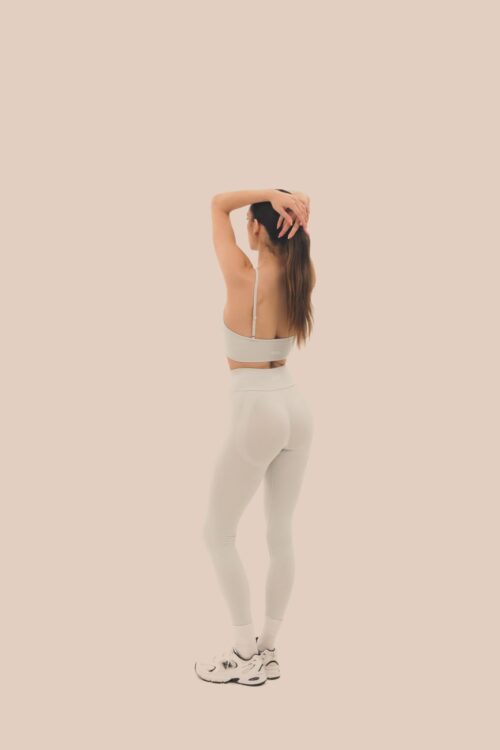 Comfort seamless leggings in ice grey