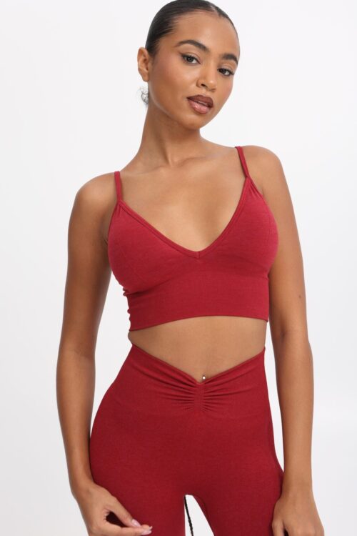 Sports Bra - Cherry Red - Image 3