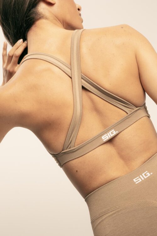 Twist Sports Bra - Toffee - Image 3