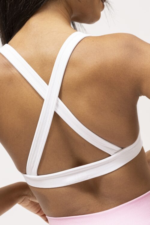 Twist Sports Bra -White - Image 6