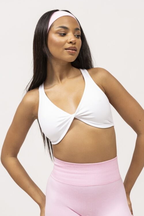 Twist Sports Bra -White - Image 5