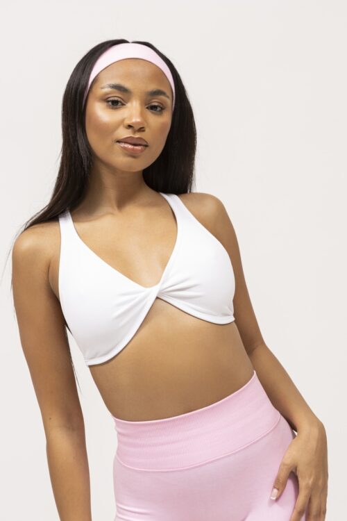 Twist Sports Bra -White - Image 4