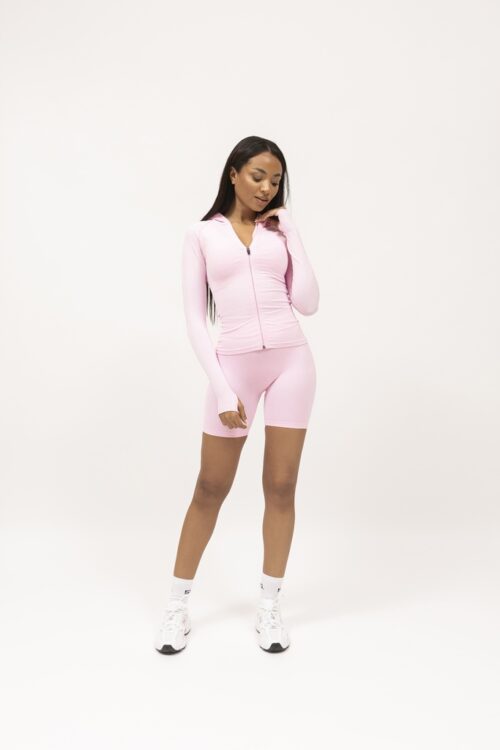 Hooded jacket-SweetPink