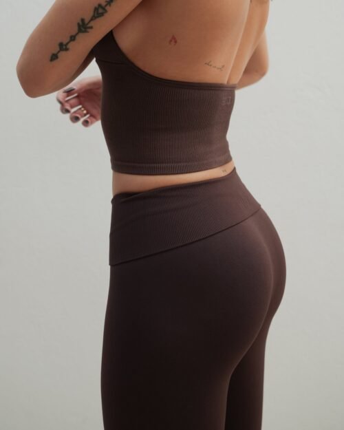 Capri seamless leggings - Cacao - Image 2