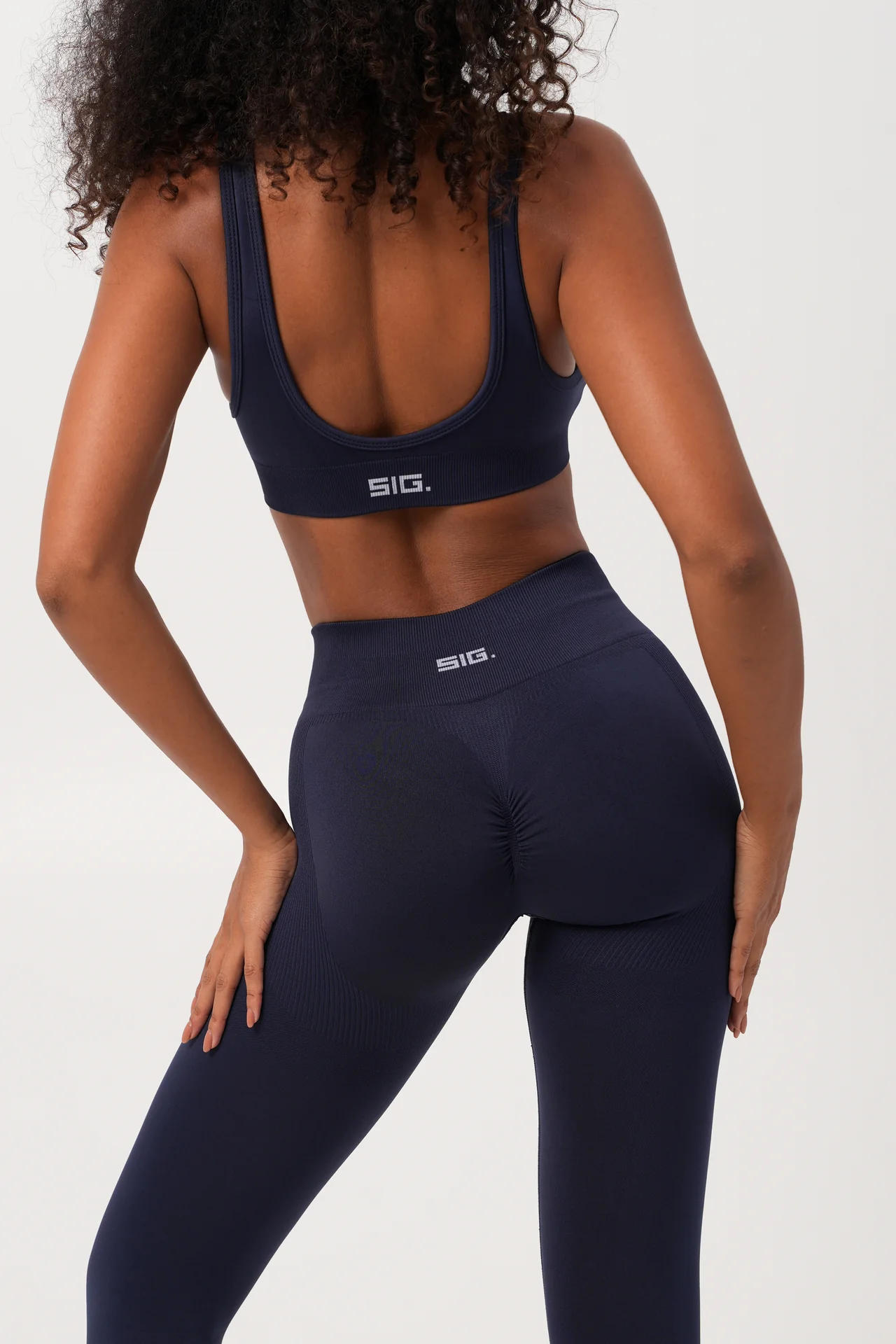 V-Shape front legging- Dark Blue - Image 3
