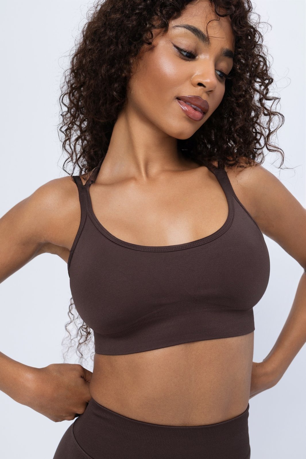FORM Hybrid Bra - Mocha