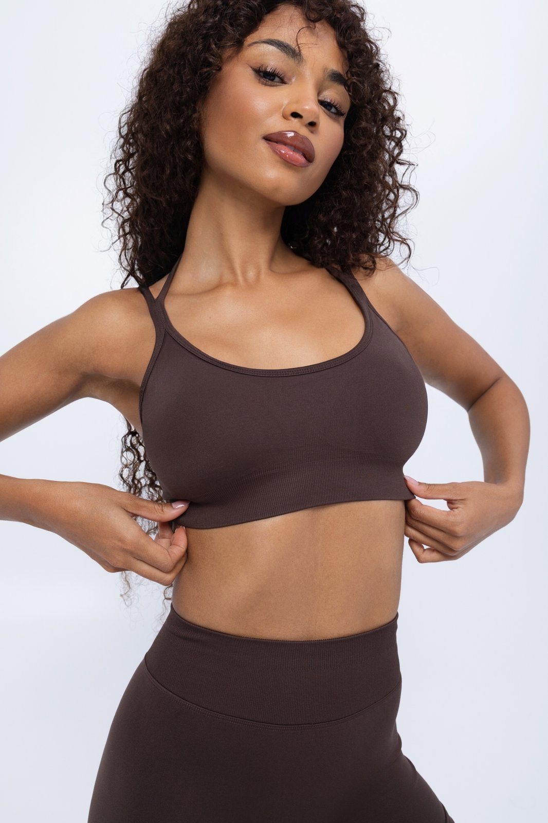 FORM Hybrid Bra - Mocha - Image 2
