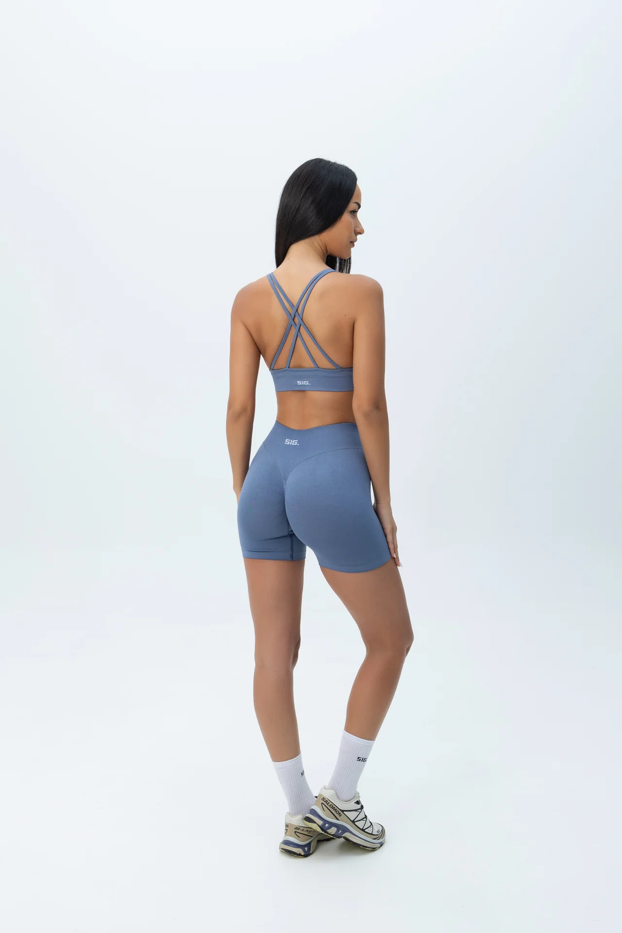 FORM Flow Mid Shorts - Dusty blue - Image 4