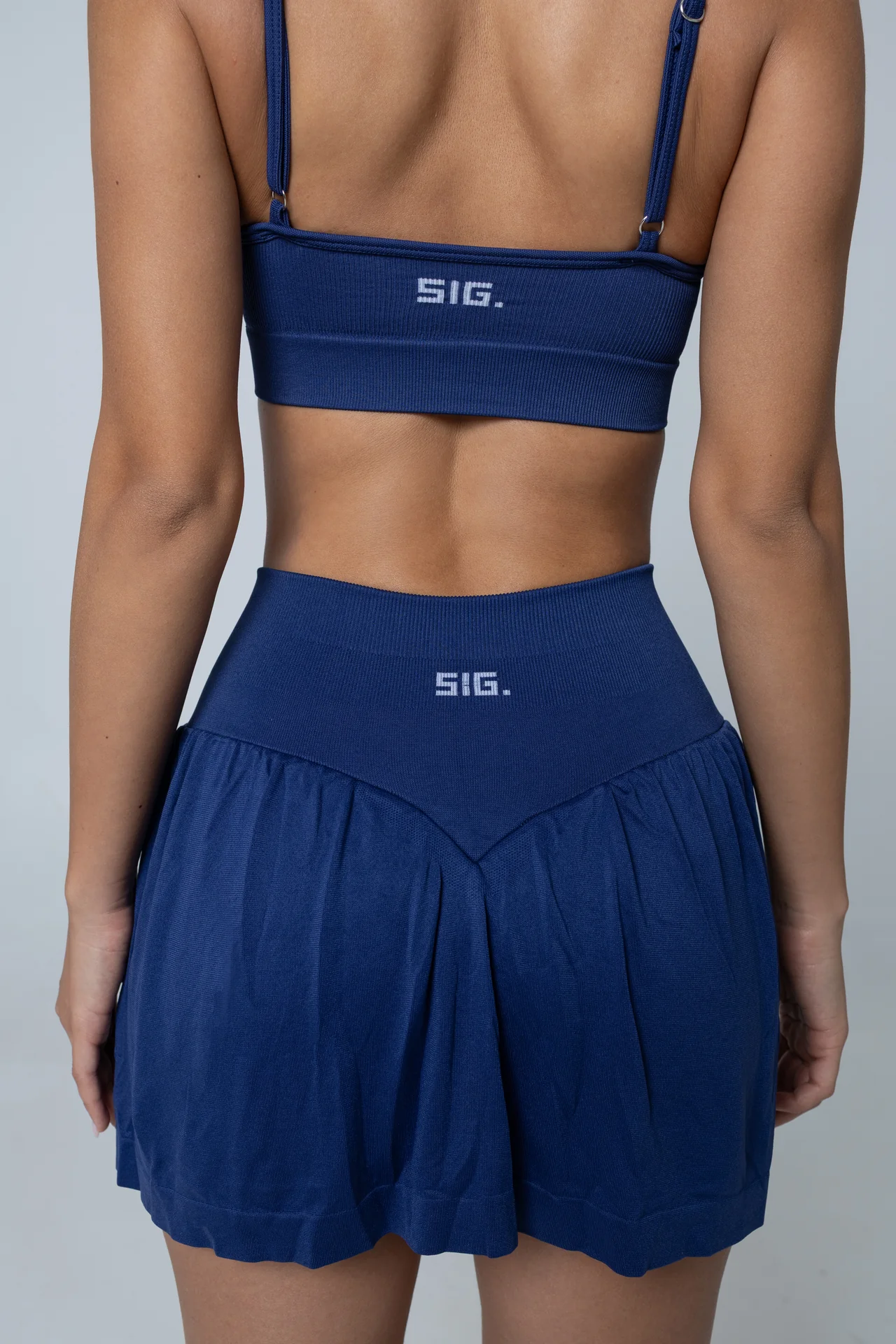 V Curve Skirt - Deep Navy - Image 4