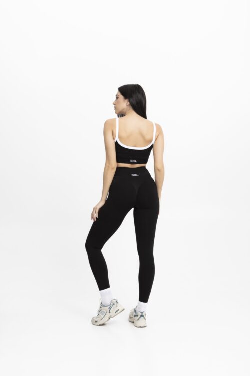 High-waisted V-Shape - Black - Image 3