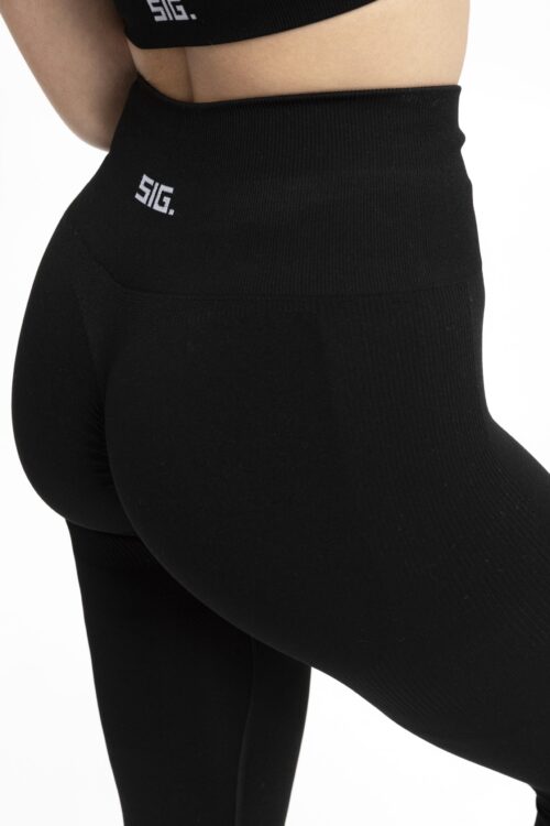High-waisted V-Shape - Black - Image 5