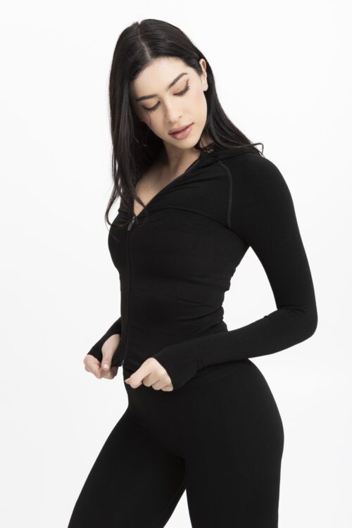Hooded Jacket - Black