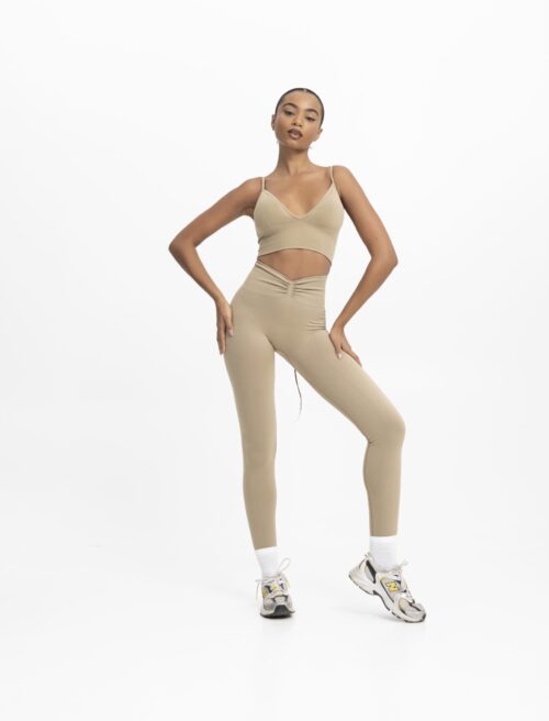 High-waisted V-Shape - Stone