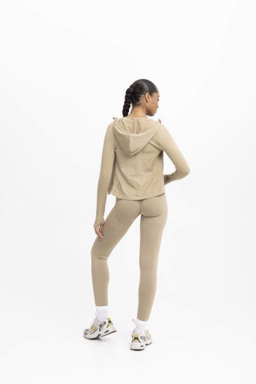 Hooded Jacket - Stone - Image 5